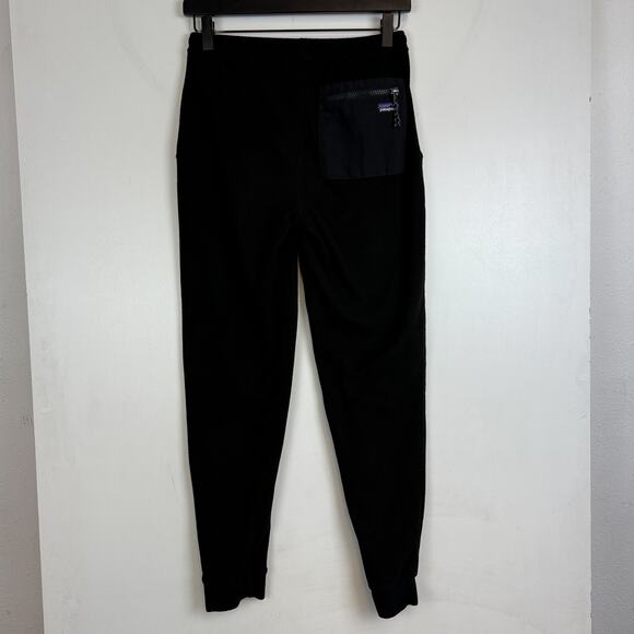 Patagonia Big Kids Boys Fleece Slim Pants Black WORN KNEES - XL - Picture 6 of 10